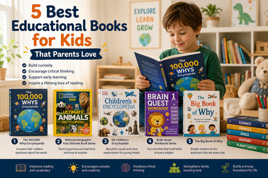 15 Best Educational Books for Kids That Parents Love