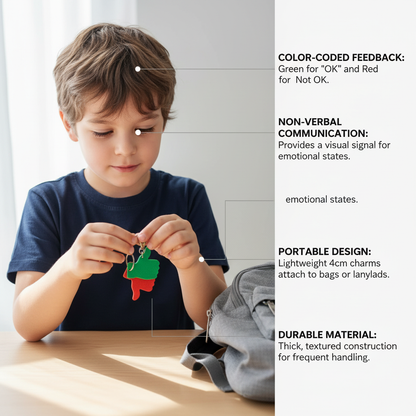 Thumbs Up/Down Communication Keychain