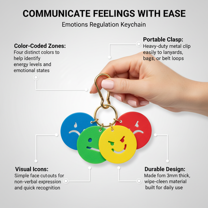 Emotions Regulation Keychain