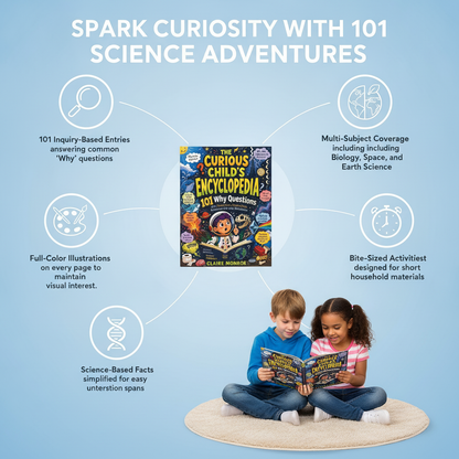 The Curious Child's Encyclopedia - 101 Why Questions with Science Facts, Activities & Full-Color Illustrations
